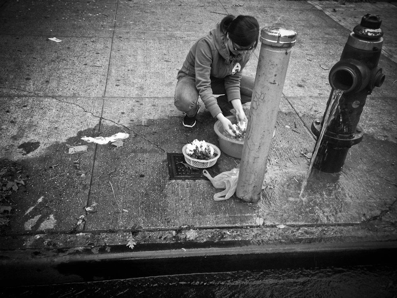 Illustration for article titled These Black And White Photos Of Lower Manhattan After The Storm Are Deeply Haunting